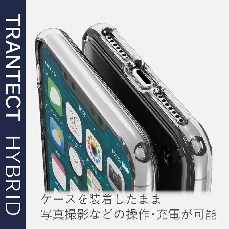 エレコム　ELECOM エレコム　ELECOM iPhone XS Max 6.5インチ用 ハイブリッドケース PM-A18DHVCCR PM-A18DHVCCR