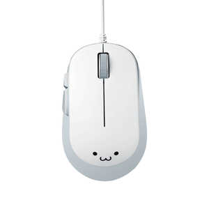 쥳 ELECOM ޥ M [BlueLED /ͭ /5ܥ /USB] ۥ磻 M-Y9UBXWH
