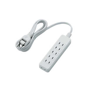 �G���R�� ELECOM �X�C���O�v���O�d���^�b�v �m2.0m / 6�� / �X�C�b�`���n �z���C�g T-S02-2620WH