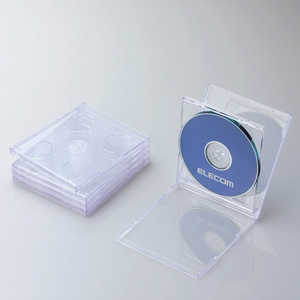 エレコム ELECOM CD/DVD/Blu-ray対応収納ケース (2枚収納×5セット・クリア) CCD-JSCNW5CR エレコム ELECOM CD/DVD/Blu-ray対応収納ケース (2枚収納×5セット・クリア) CCD-JSCNW5CR