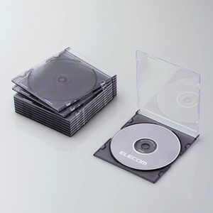 エレコム ELECOM CD/DVD/Blu-ray対応収納スリムケース(1枚収納×10セット) CCD-JSCS10CBK エレコム ELECOM CD/DVD/Blu-ray対応収納スリムケース(1枚収納×10セット) CCD-JSCS10CBK