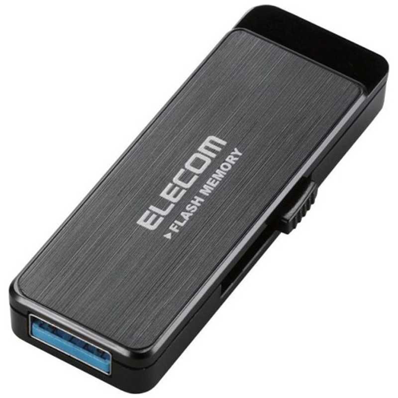 エレコム　ELECOM エレコム　ELECOM USBメモリー[32GB/USB3.0/スライド式] MF-ENU3A32GBK MF-ENU3A32GBK