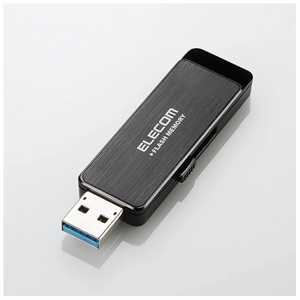 エレコム ELECOM USBメモリー[16GB/USB3.0/スライド式] MF-ENU3A16GBK