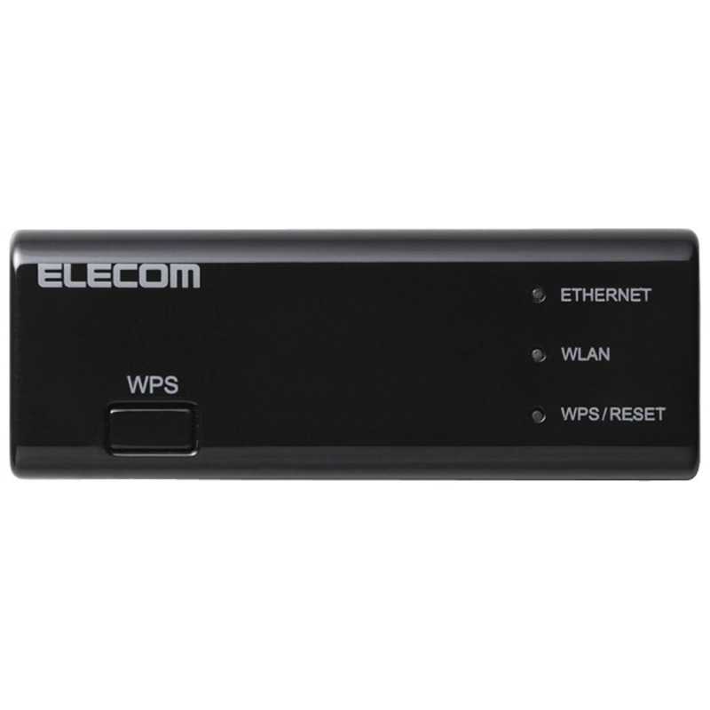 エレコム　ELECOM エレコム　ELECOM 無線LANルーター(Wi-Fiルーター) ac/n/a/g/b 目安：ホテル向け WRH-300CRBK WRH-300CRBK