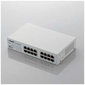 エレコム　ELECOM Giga対応スイッチングHub 16ポｰト 金属筐体 磁石 EHC-G16MN-HJW