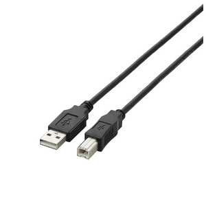 ���쥳�� ELECOM 1.0m USB2.0�����֥� ��A�ۢΡ�B�� (�֥�å�) U2C-BN10BK