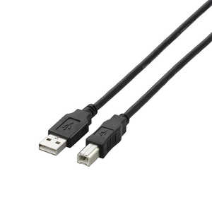 쥳 ELECOM 5.0m USB2.0֥AעΡB(֥å) U2C-BN50BK