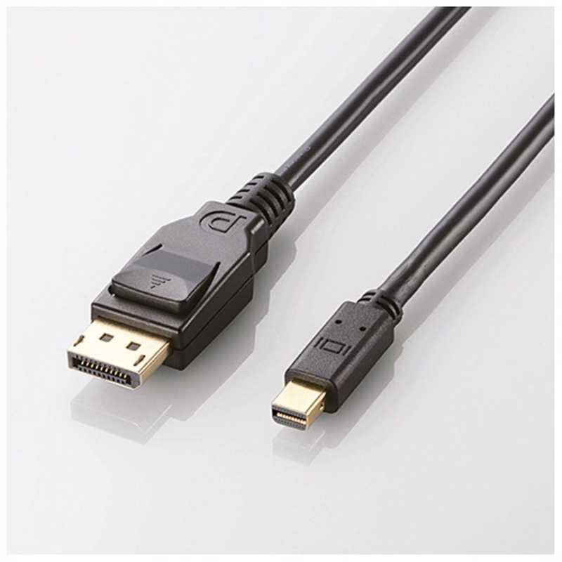 エレコム　ELECOM エレコム　ELECOM DisplayPortケーブル ブラック [2m] CAC-DPM1220BK CAC-DPM1220BK