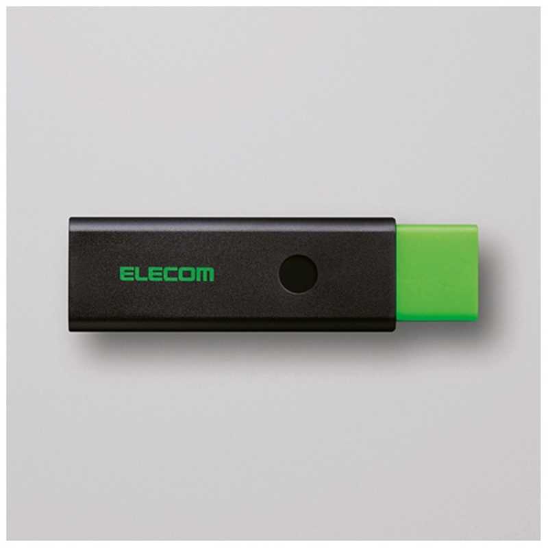 エレコム　ELECOM エレコム　ELECOM USBメモリ MF-PSU3GNシリーズ グリーン  16GB  USB3.0  USB TypeA  ノック式  MF-PSU316GGN MF-PSU316GGN