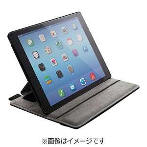 エレコム　ELECOM iPad Air 2用 ソフトレザーカバー 4アングルタイプ ブラック TBA-14PLF2BK