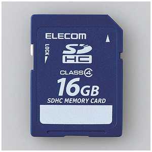 エレコム　ELECOM SDHCメモリカｰド デｰタ復旧サｰビス付き [Class4対応/16GB] MF-FSD016GC4R