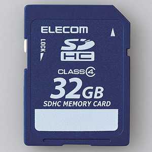 エレコム　ELECOM SDHCメモリカｰド デｰタ復旧サｰビス付き [Class4対応/32GB] MF-FSD032GC4R