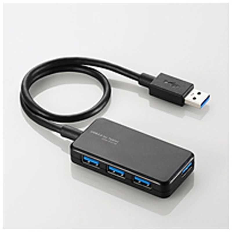 エレコム　ELECOM エレコム　ELECOM 4ポートUSB3.0ハブ U3HA-411B U3HA-411B