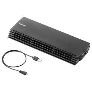 エレコム　ELECOM ノートPC用クーラー｢USB接続｣ 薄型コンパクトタイプ(12.1~17型対応) SX-CL20BK