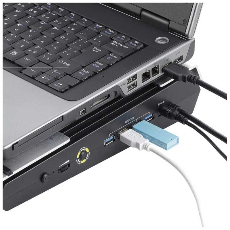 エレコム　ELECOM エレコム　ELECOM ノートPC用クーラー [USB接続(USBハブ搭載)] 高耐久性･極冷タイプ(15.4~17型対応･シルバー/ブラック) SX-CL24LBK SX-CL24LBK