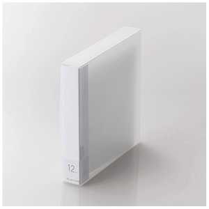 エレコム ELECOM Blu-ray/DVD/CD用ディスクファイル 12枚収納 クリア CCD-FB12CR エレコム ELECOM Blu-ray/DVD/CD用ディスクファイル 12枚収納 クリア CCD-FB12CR