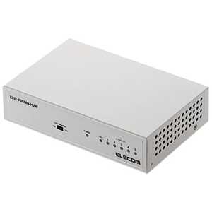 エレコム　ELECOM スイッチングハブ｢5ポｰト･100/10Mbps･電源内蔵｣ホワイト EHC-F05MN-HJW