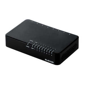 エレコム　ELECOM スイッチングハブ｢8ポｰト･100/10Mbps･ACアダプタ｣プラスチック筐体 EHC-F08PA-B