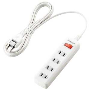 �G���R�� ELECOM �^�b�v �m2.5m /4�� /�X�C�b�`�t��(�ꊇ)�n �z���C�g T-K3A-2425WH