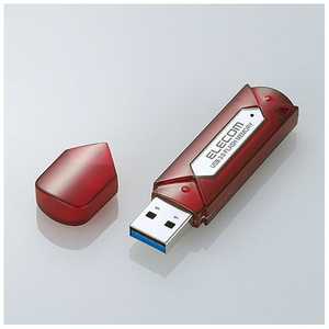 エレコム　ELECOM USBメモリ MF-AU3ARSシリーズ レッドシルバー [16GB /USB3.0 /USB TypeA /キャップ式] MF-AU3A16GRS