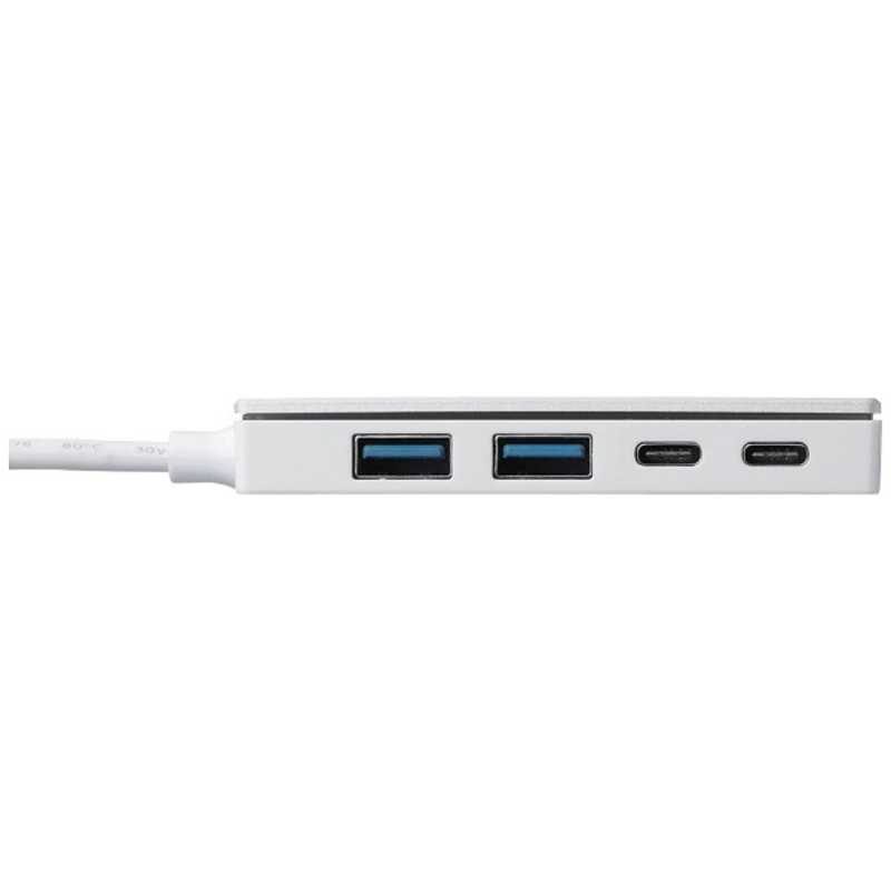 エレコム　ELECOM エレコム　ELECOM USBハブ ホワイト [USB3.1対応 / 4ポート / バスパワー] U3HC-AP412B U3HC-AP412B