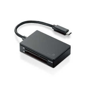 エレコム　ELECOM USB Type-Cコネクタ搭載メモリリーダライタ(ブラック) MR3CA010BK