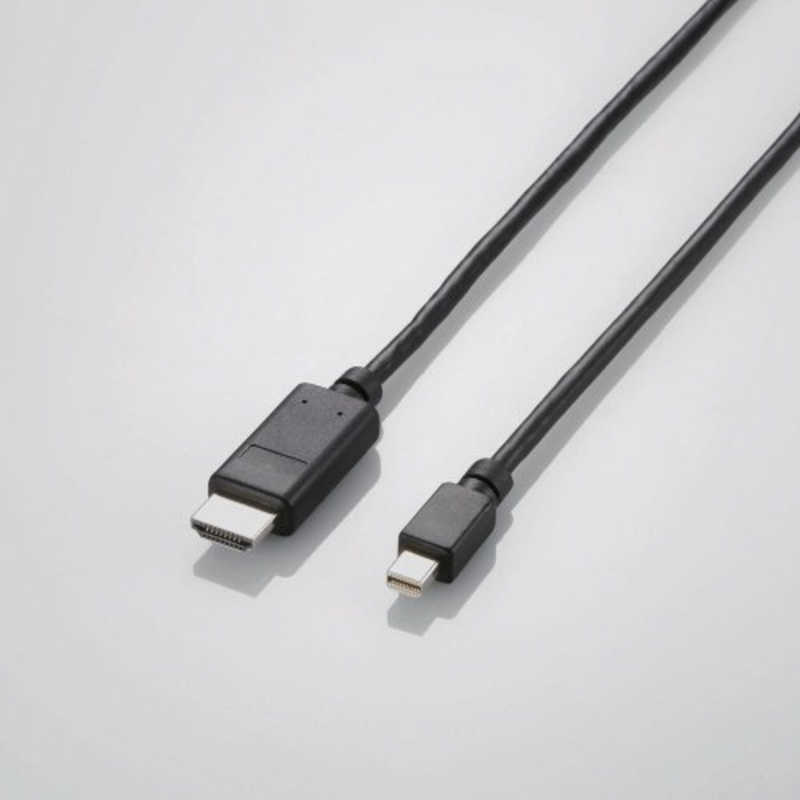 エレコム　ELECOM エレコム　ELECOM 1.0m｢Mini DisplayPort ⇔ HDMI｣ケーブル AD-MDPHDMI10BK AD-MDPHDMI10BK