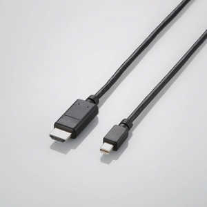 쥳 ELECOM 1.0mMini DisplayPort  HDMIץ֥ AD-MDPHDMI10BK