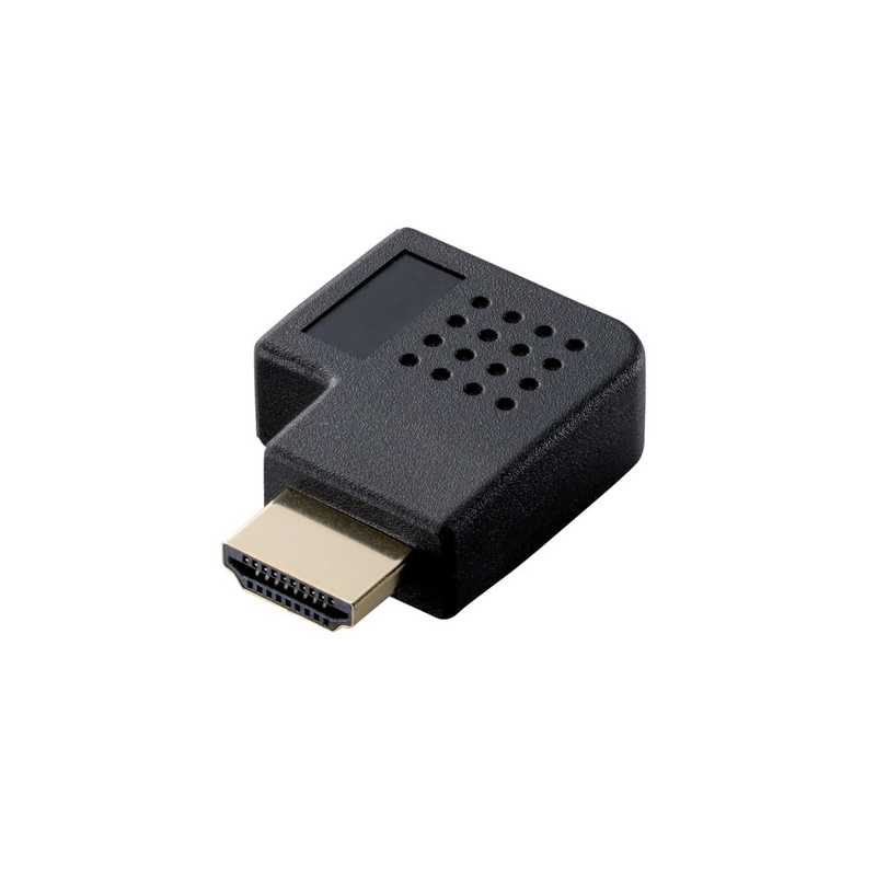 エレコム　ELECOM エレコム　ELECOM HDMI変換・延長プラグ ブラック [HDMI⇔HDMI] AD-HDAAB03BK AD-HDAAB03BK