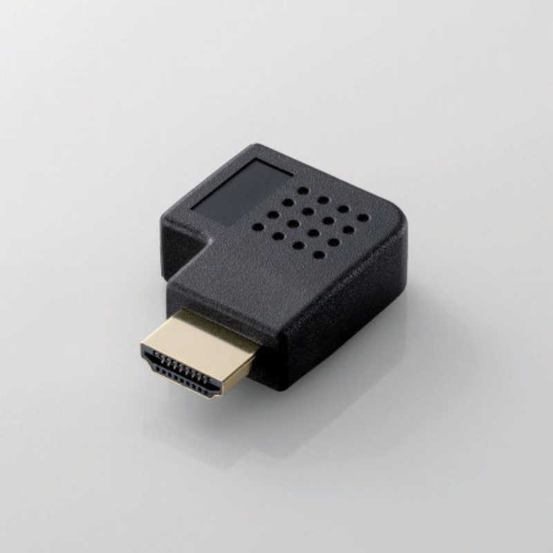 エレコム　ELECOM エレコム　ELECOM HDMI変換・延長プラグ ブラック [HDMI⇔HDMI] AD-HDAAB03BK AD-HDAAB03BK