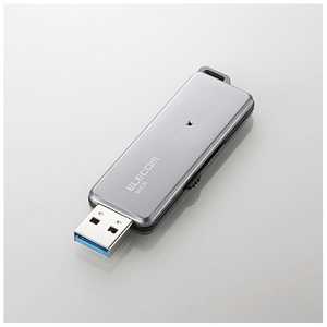 エレコム　ELECOM USBメモリ MF-RDSU3GYシリーズ グレー [16GB /USB3.0 /USB TypeA /スライド式] MF-RDSU316GGY