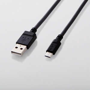 エレコム　ELECOM 2A対応やわらかmicroUSBケーブル(0.7m) MPA-AMBY2U07BK