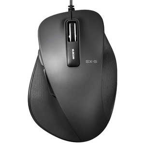 エレコム　ELECOM 有線BlueLEDマウスEX-G M-XGM10UBシリーズ Mサイズ(5ボタン) M-XGM10UBBK