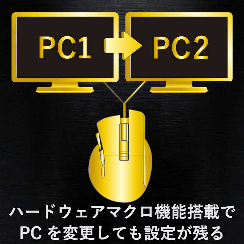 エレコム　ELECOM エレコム　ELECOM ゲーミングマウス 有線/ 14ボタン/ ブラック M-DUX50BK M-DUX50BK