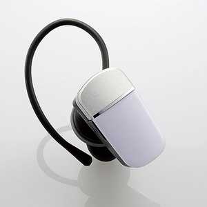 エレコム　ELECOM ヘッドセット ホワイト [ワイヤレス(Bluetooth) /片耳 /イヤフックタイプ] LBT-HS40MMPWH