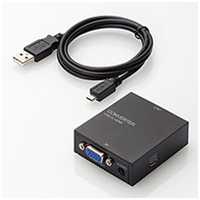 エレコム ダウンスキャンコンバーター/HDMI‐VGA/3.5φ/HDMI1.4 AD-HDCV01(代引不可) エレコム ELECOM ダウンスキャンコンバーター⁄HDMI\u2010VGA⁄3.5φ⁄HDMI1 AD