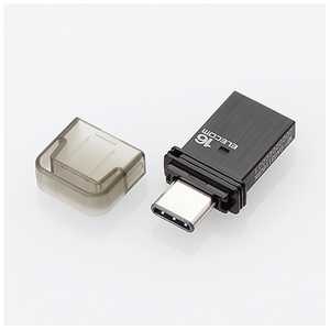 エレコム　ELECOM USBメモリー 16GB USB3.1 TypeA+ TypeC キャップ式  MF-CAU3116GBK