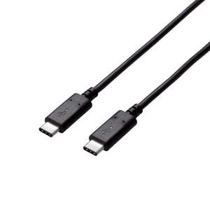 エレコム　ELECOM 3.0m USB-C⇔USB-C 2.0ケーブル 充電 転送 ブラック U2C-CC5P30NBK