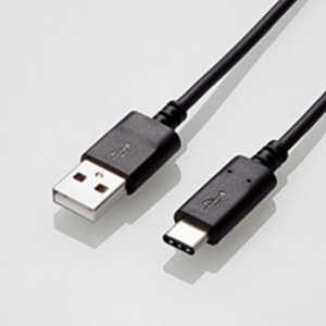 エレコム　ELECOM USB3.1ケーブルGen2A-Cタイプ認証品3A出力0.5m USB3-AC05NBK