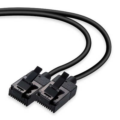 （まとめ）エレコムツメ折れ防止スーパースリムLANケーブル Cat6A準拠 ブルー 5m LD-GPASST/BU50 1本〔×3セット〕 代引不可