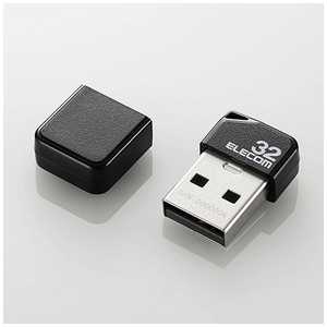 エレコム ELECOM USBメモリー[32GB/USB2.0/キャップ式] MF-SU2B32GBK