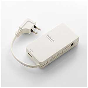 エレコム　ELECOM USBタップ USBメスx2 ACx1 ケーブル0.3m ホワイト MOT-U02-2122WH