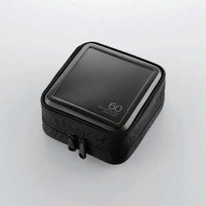 エレコム ELECOM 60枚収納 Blu-ray・CD・DVD対応ファスナーケース(ブラック) CCD-HB60BK エレコム ELECOM 60枚収納 Blu-ray・CD・DVD対応ファスナーケース(ブラック) CCD-HB60BK