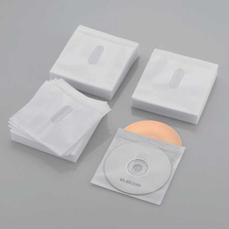 エレコム　ELECOM エレコム　ELECOM 240枚収納 Blu-ray･CD･DVD対応不織布ケース タイトルカード(ホワイト) CCD-NIWB240WH CCD-NIWB240WH