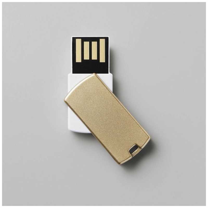 エレコム　ELECOM エレコム　ELECOM USBメモリ ゴールド [32GB /USB2.0 /USB TypeA /回転式] MF-RSU232GGD MF-RSU232GGD