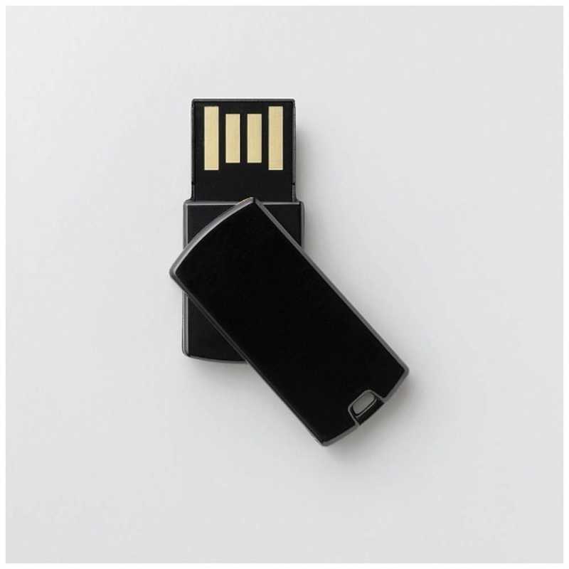 エレコム　ELECOM エレコム　ELECOM USBメモリ ブラック [32GB /USB2.0 /USB TypeA /回転式] MF-RSU232GBK MF-RSU232GBK