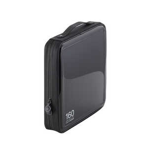 エレコム ELECOM CD/DVDファスナーケース「セミハード」(160枚収) CCD-H160BK エレコム ELECOM CD/DVDファスナーケース「セミハード」(160枚収) CCD-H160BK