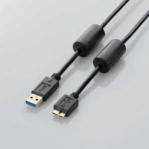 エレコム　ELECOM 2.0m USB3.0ケーブル ｢A｣⇔｢microB｣ USB3-AMBF20BK