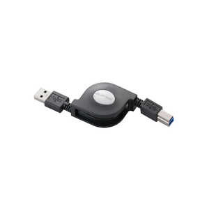 エレコム ELECOM 極細USB3.0延長ケーブル「USB3.0(A-B)」0.7m USB3-RL07BK エレコム ELECOM 極細USB3.0延長ケーブル「USB3.0(A-B)」0.7m USB3-RL07BK