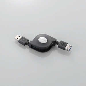 쥳 ELECOM ˺USB3.0Ĺ֥USB3.0(A-A)0.7m USB3-RLEA07BK
